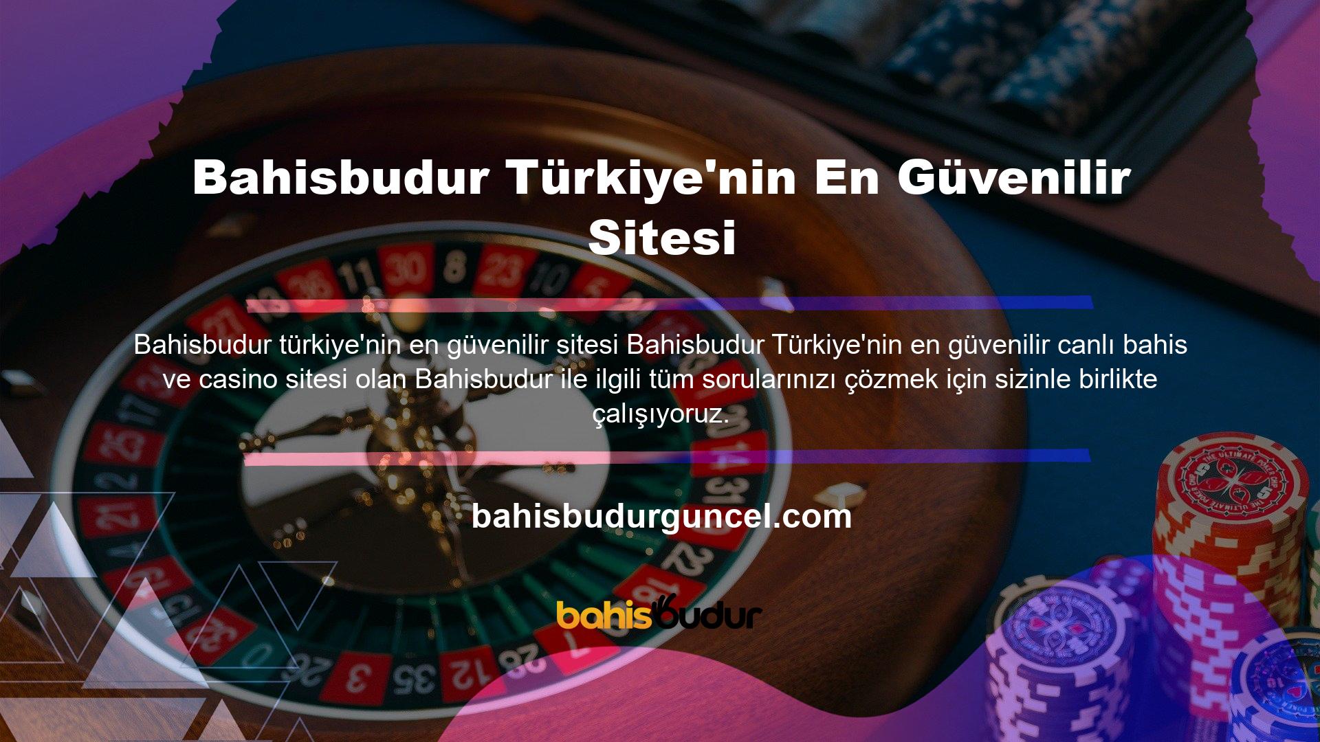 Bahisbudur Türkiye'nin En Güvenilir Sitesi