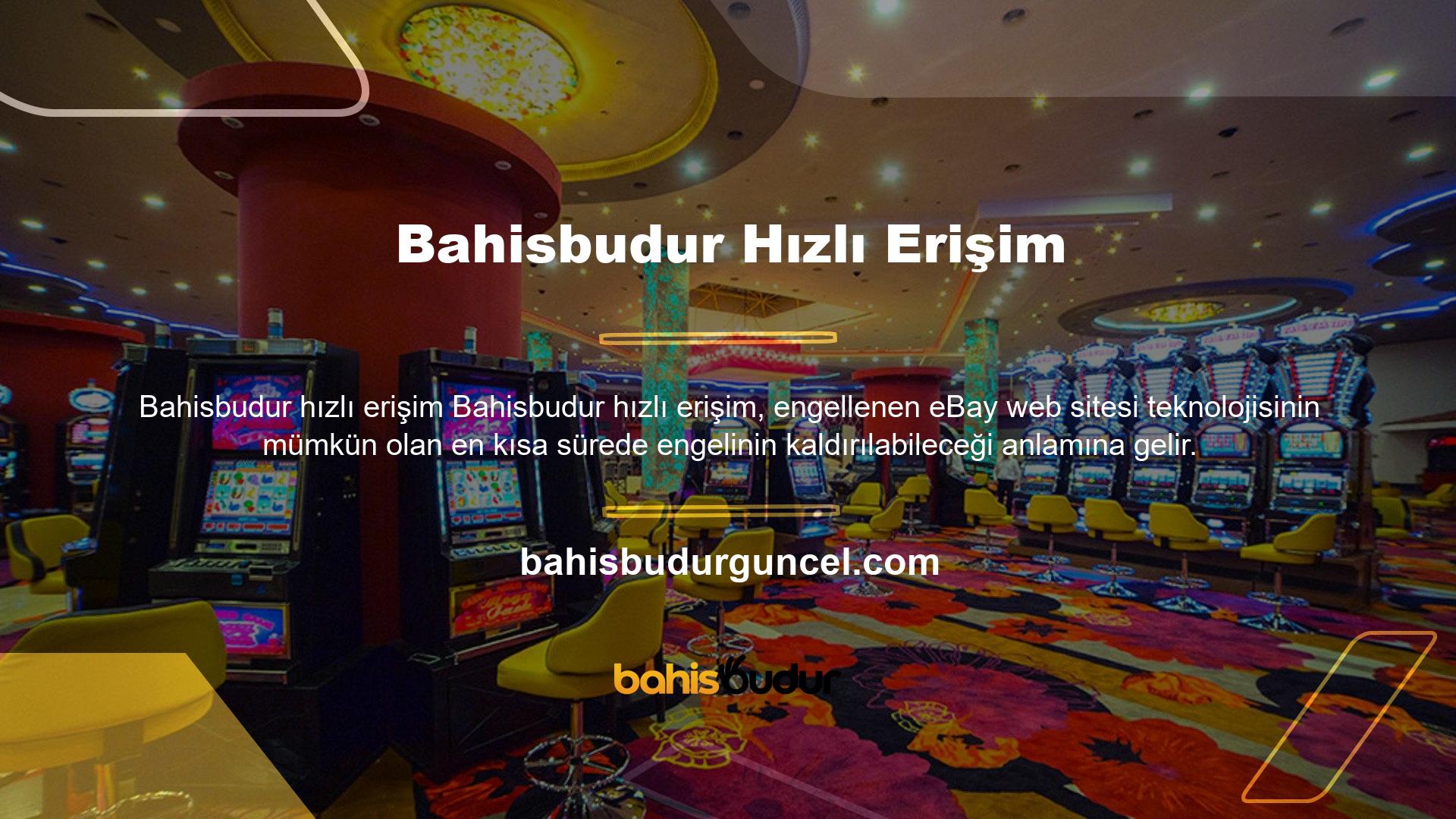 Bu, Türk pazarının kabul etmediği yasa dışı casino sitelerinden biridir